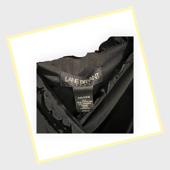 Lane Bryant Size 26/28 Black & Blue Floral Maxi Dress- Gorgeous Plus Size Dress! - Picture 6 of 6